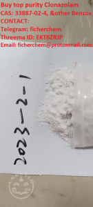 Pure Clonazolam for sale online, CAS: 33887-02-4; (Threema ID: EKT8ZRJP)